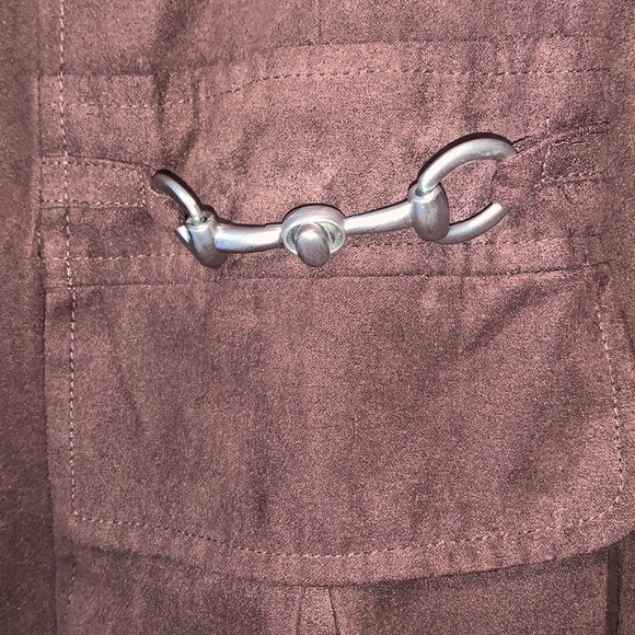 Studio works brown soft jacket - Picture 8 of 9